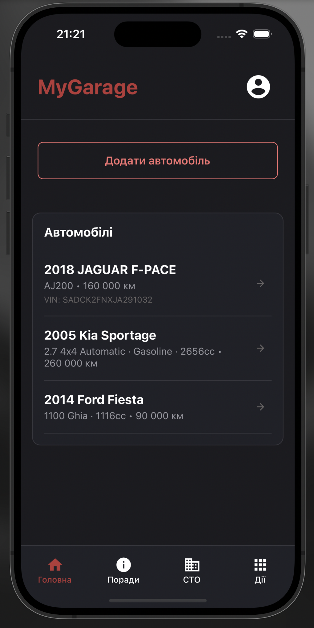 Dashboard